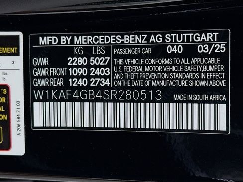 Certified 2025 Mercedes-Benz C 300 Sedan image 34