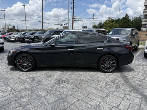 Certified 2023 INFINITI Q50 Red Sport 400 w/ Black Opal Edition RWD image 4