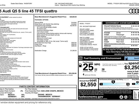 Used 2025 Audi Q5 2.0T Premium w/ Convenience Plus Package image 2