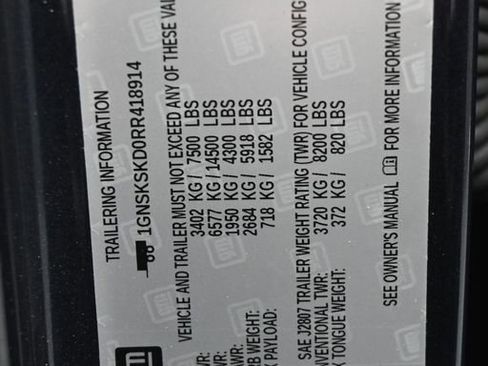 Used 2024 Chevrolet Tahoe Premier w/ Premium Package image 28