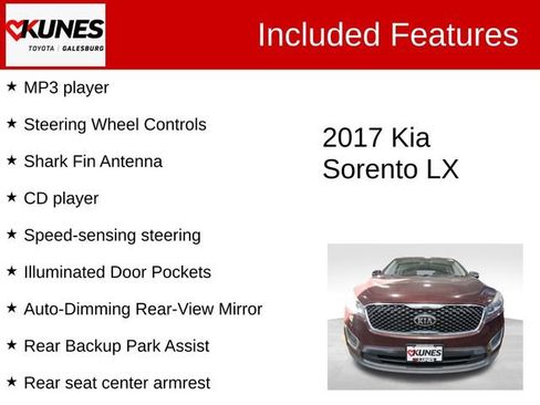 Used 2017 Kia Sorento LX w/ LX Convenience Package image 3