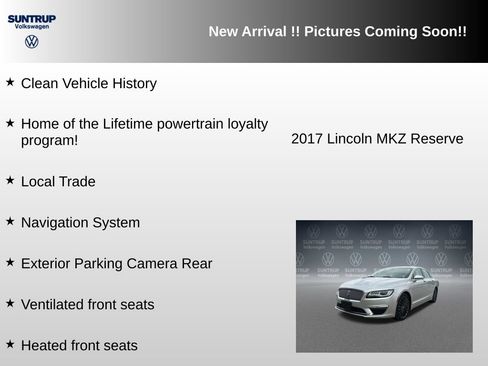 Used 2017 Lincoln MKZ Reserve w/ Technology Package AWD/4WD image 6