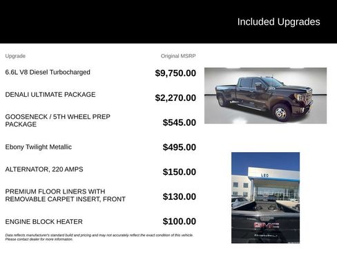 Used 2023 GMC Sierra 3500 Denali w/ Denali Ultimate Package AWD/4WD image 7