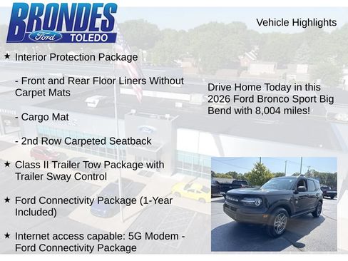 Used 2026 Ford Bronco Sport Big Bend AWD/4WD image 12