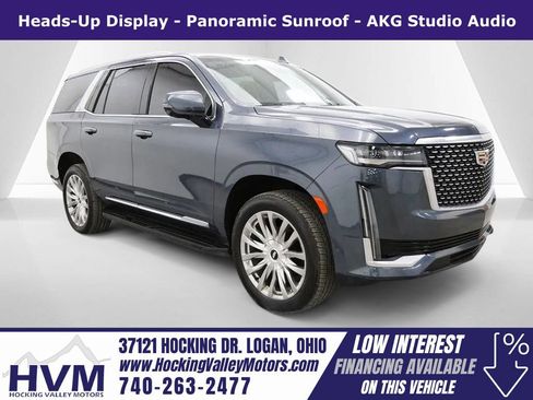 Used 2021 Cadillac Escalade Premium Luxury w/ Driver Assist Tech Package AWD/4WD image 1