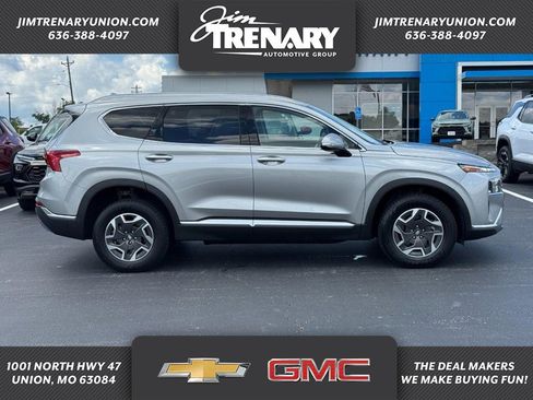 Used 2023 Hyundai Santa Fe Blue AWD/4WD image 1