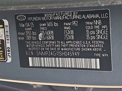 Certified 2025 Hyundai Santa Fe SEL image 34