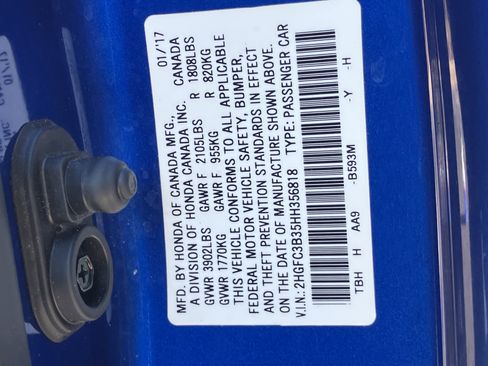 Used 2017 Honda Civic EX-T image 39