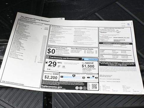 Used 2025 BMW X3 xDrive30i w/ Premium Package image 38