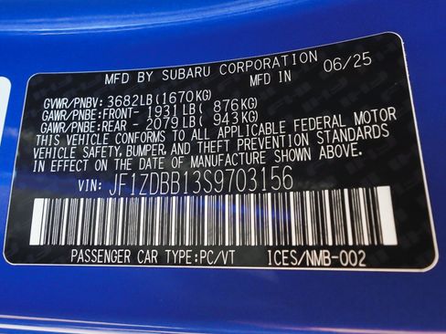 Used 2025 Subaru BRZ Premium w/ Popular Package 1 RWD image 12
