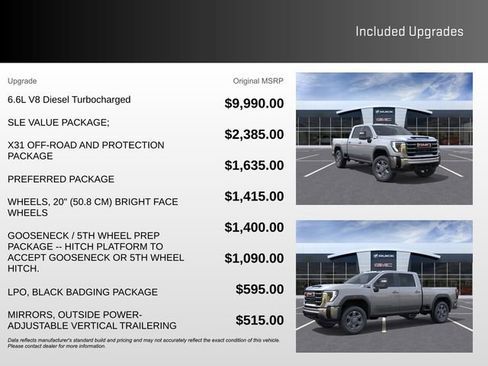 New 2026 GMC Sierra 2500 SLE w/ SLE Value Package; AWD/4WD image 3