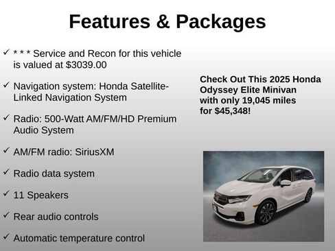 Certified 2025 Honda Odyssey Elite image 8