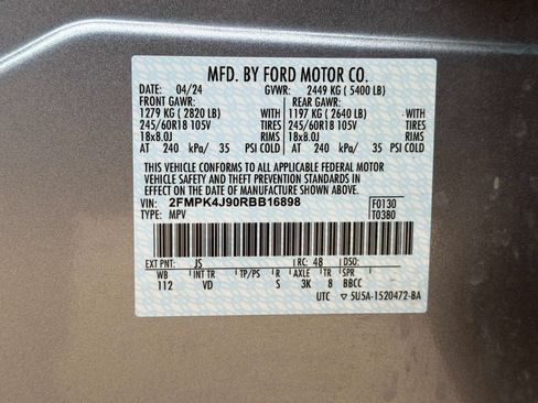 Used 2024 Ford Edge SEL w/ Convenience Package AWD/4WD image 32