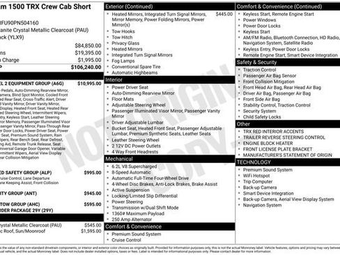 Used 2023 RAM 1500 TRX w/ TRX Level 2 Equipment Group image 38