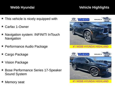 Used 2023 INFINITI QX60 Luxe w/ Vision Package AWD/4WD image 4