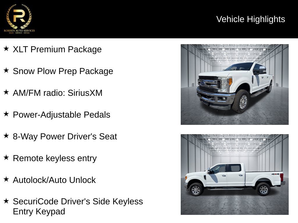 Used 2017 Ford F250 XLT w/ XLT Premium Package AWD/4WD image 10