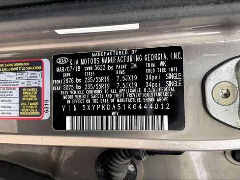 Used 2019 Kia Sorento SX image 34