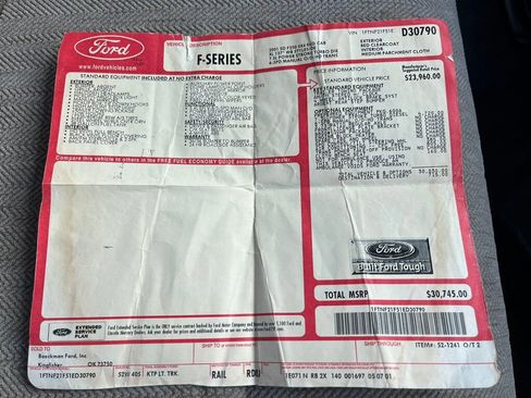 Used 2001 Ford F250 4x4 Regular Cab Super Duty image 96