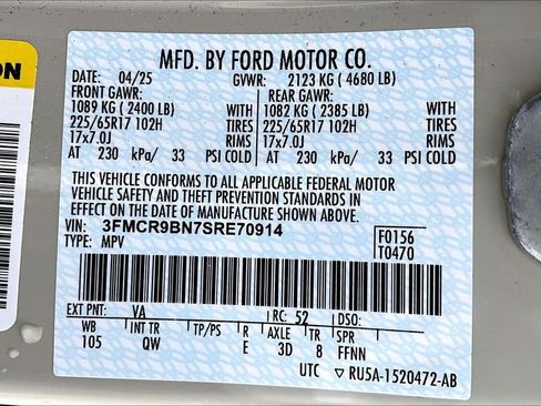 Used 2025 Ford Bronco Sport Big Bend AWD/4WD image 30