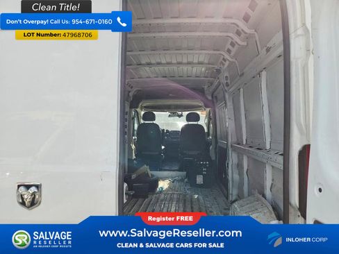 Used 2021 RAM ProMaster 2500 w/ Convenience Group FWD image 13