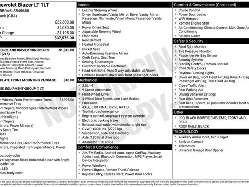 Used 2020 Chevrolet Blazer LT image 47