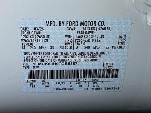 New 2026 Ford Explorer Tremor AWD/4WD image 18