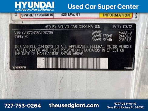 Used 2012 Volvo C70 T5 image 14