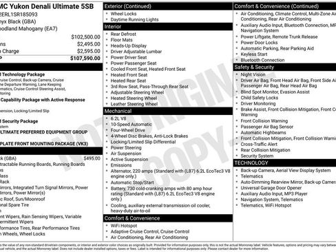 New 2025 GMC Yukon Denali Ultimate AWD/4WD image 42