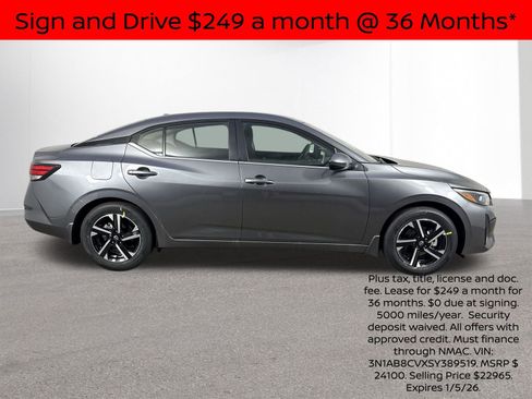 New 2025 Nissan Sentra SV w/ All-Weather Package image 35