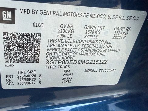 Used 2021 GMC Sierra 1500 SLT RWD image 31