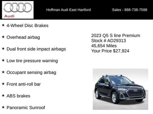 Used 2023 Audi Q5 2.0T Premium w/ Convenience Package AWD/4WD image 30