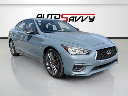 Used 2022 INFINITI Q50 Red Sport 400 w/ Carbon Fiber Package