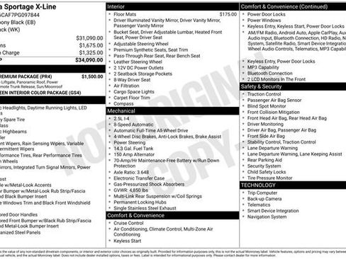 Certified 2023 Kia Sportage X-Line w/ X-Line Premium Package image 36