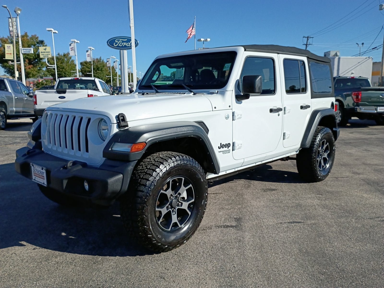Used 2018 Jeep Wrangler Unlimited Sport S AWD/4WD image 1