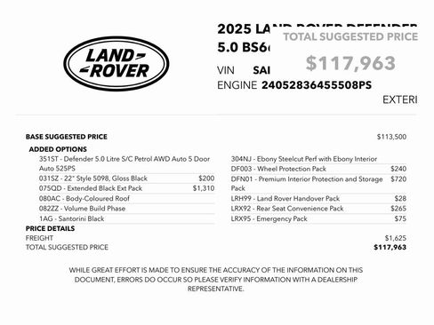 Used 2025 Land Rover Defender 110 V8 image 24