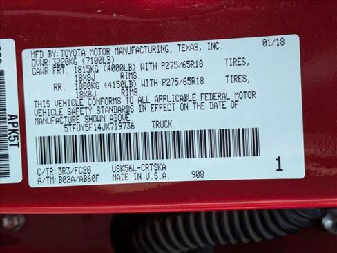 Used 2018 Toyota Tundra SR5 image 24