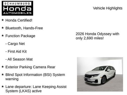 Certified 2026 Honda Odyssey EX-L image 7