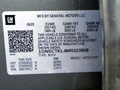 Used 2021 Chevrolet Tahoe High Country RWD image 45