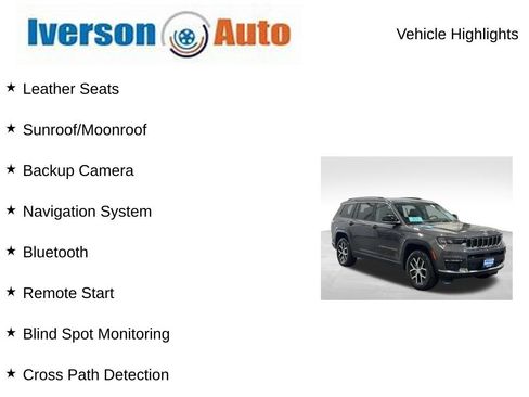 Used 2023 Jeep Grand Cherokee L Limited w/ Luxury Tech Group II AWD/4WD image 2