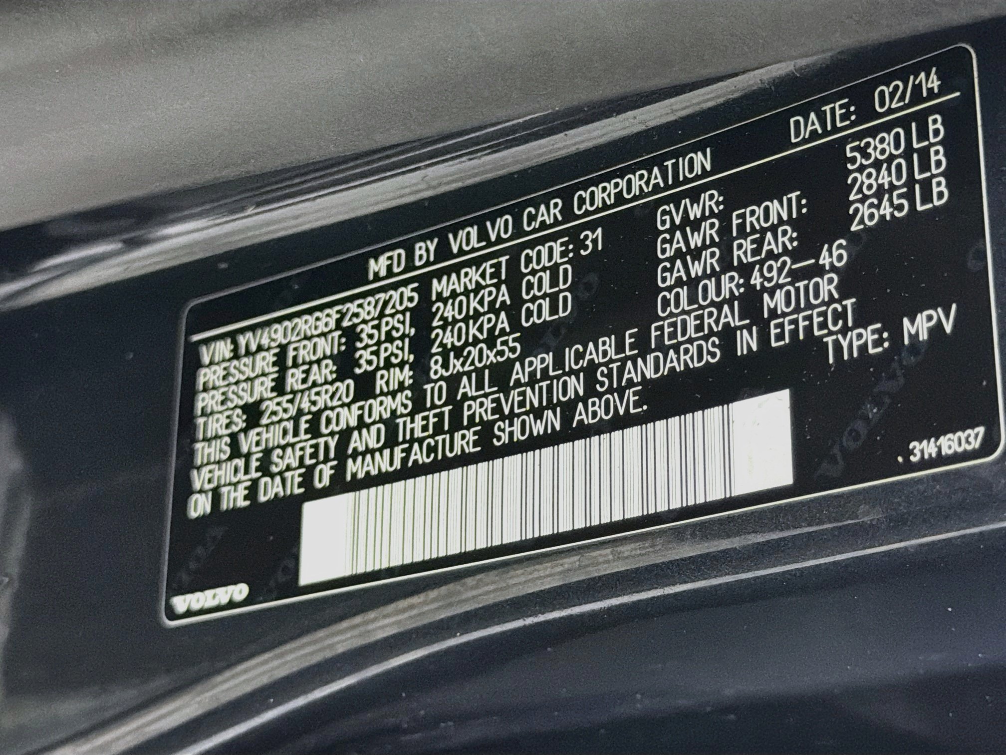 Used 2015 Volvo XC60 T6 R-Design Premier Plus AWD/4WD image 12