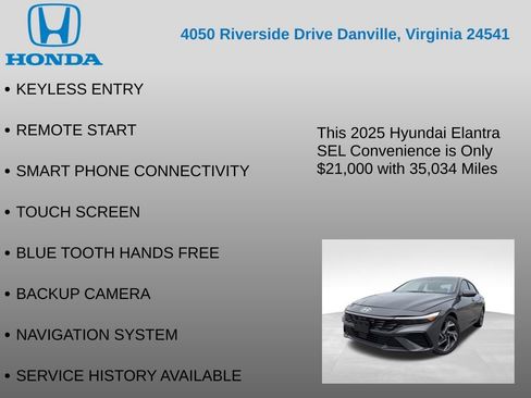 Used 2025 Hyundai Elantra SEL FWD image 7