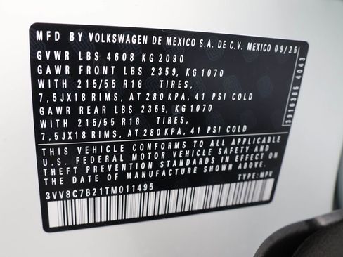 New 2026 Volkswagen Taos S AWD/4WD image 45