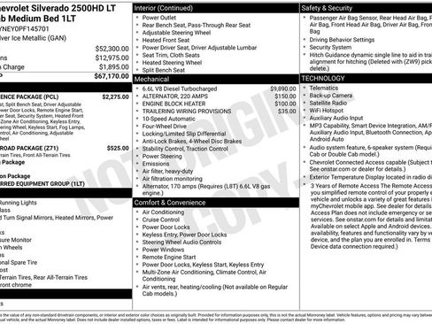 Used 2023 Chevrolet Silverado 2500 LT w/ Convenience Package AWD/4WD image 30