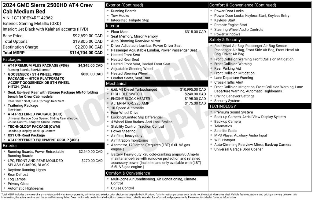 Used 2024 GMC Sierra 2500 AT4 w/ AT4 Premium Plus Package AWD/4WD image 23