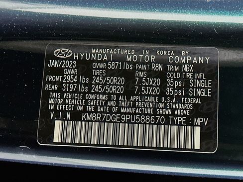 Used 2023 Hyundai Palisade Calligraphy w/ Cargo Package image 12