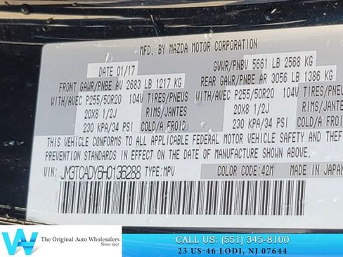 Used 2017 MAZDA CX-9 Grand Touring image 26