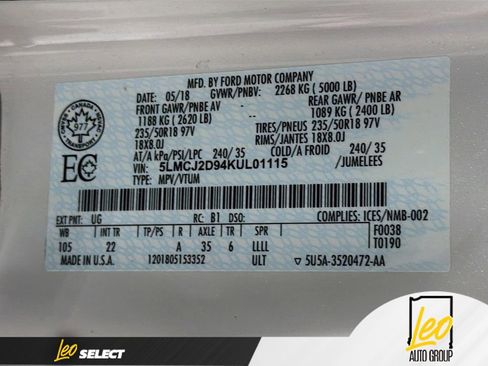 Used 2019 Lincoln MKC Select w/ Select Plus Package image 32