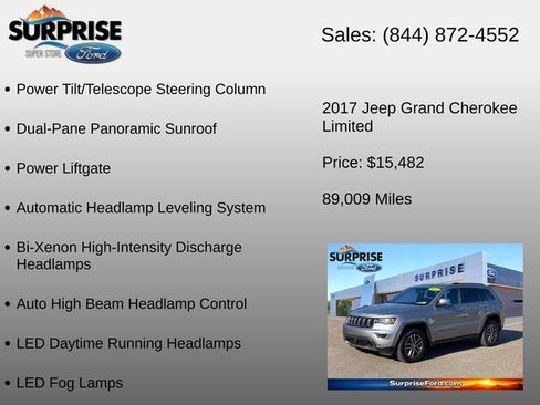 Used 2017 Jeep Grand Cherokee Limited w/ Luxury Group II AWD/4WD image 30