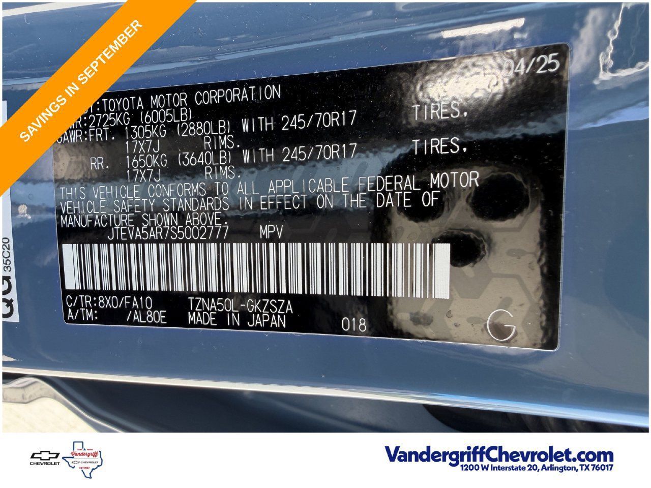 Used 2025 Toyota 4Runner SR5 RWD image 27