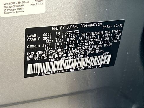 New 2026 Subaru Ascent Premium image 17